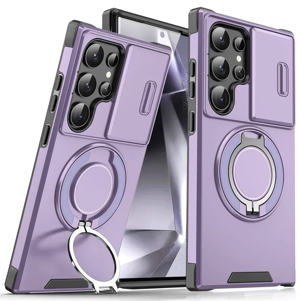 Premium Armor Kickstand Case for Samsung S25 Ultra| CASESUN®
