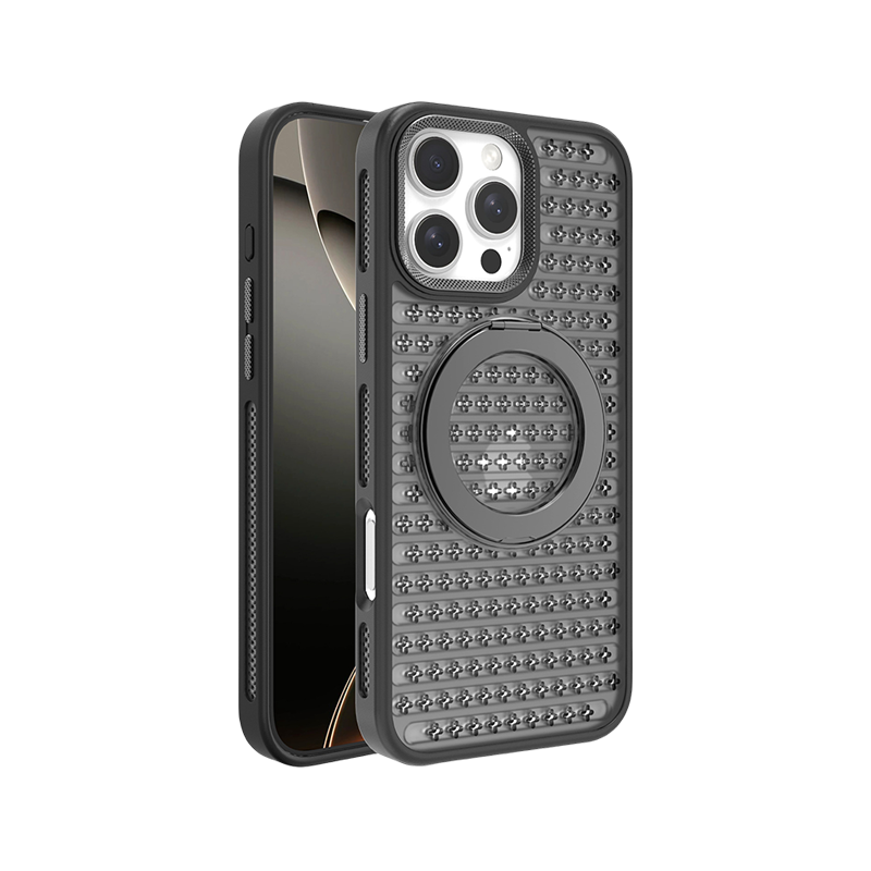 CaseSun-Semi-Transparent Heat-Dissipating Magnetic Case For iPhone 16 Pro Max