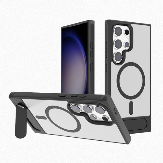 Flying Wing Fold Stand Magnetic Case For Samsung S25 Ultra