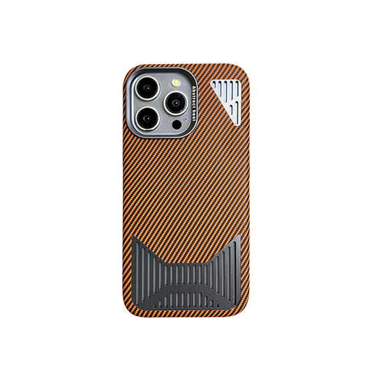 CaseSun-MagSafe Leather & Aluminum Cooling iPhone Case For iPhone 16 Pro Max