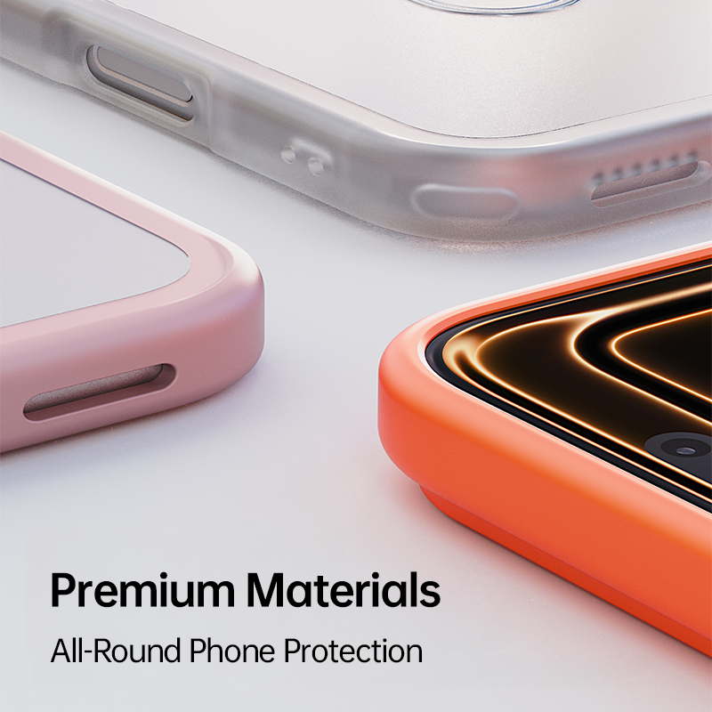 Reinforced corner protection on clear iPhone 18 case