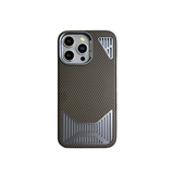 CaseSun-MagSafe Leather & Aluminum Cooling iPhone Case For iPhone 16 Pro Max