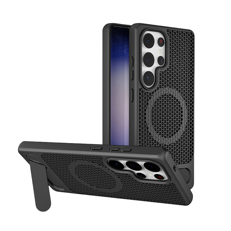 CaseSun-X2 Honeycomb Cooling Magnetic Kickstand Case For Samsung S25 Ultra