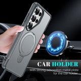 CaseSun-Military-Grade Protection Magnetic Kickstand Case For Samsung S25 Ultra