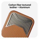 CaseSun-MagSafe Leather & Aluminum Cooling iPhone Case For iPhone 16 Pro Max