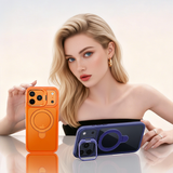 Clear magnetic case with raised camera protection
