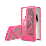 CaseSun-Matte Magnetic Armor Kickstand Case For Samsung S25 Ultra/Edge/Plus