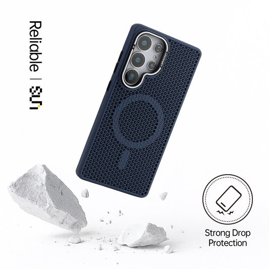 CaseSun-AirFlow Armor Case with MagSafe Stand for Samsung S25/24/23 Series