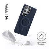 CaseSun-AirFlow Armor Case with MagSafe Stand for Samsung S25/24/23 Series