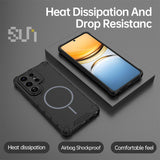 CASESUN Four-Corner Shock-Resistant Magnetic Case for Samsung S26 Ultra