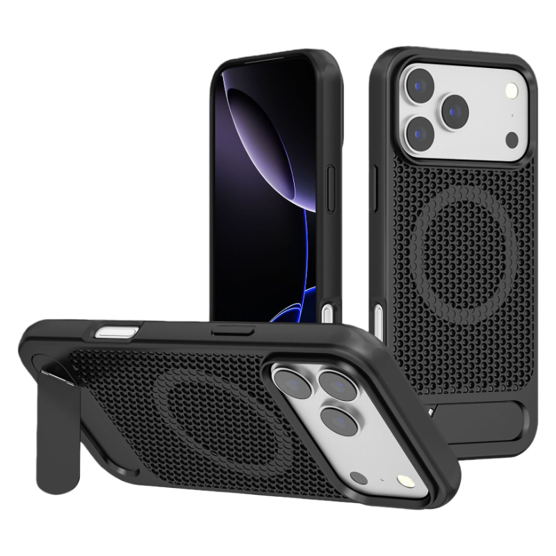 CaseSun-Flying Wing Stand Honeycomb Cooling Case For iPhone 17 Pro Max