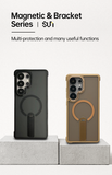 CaseSun-360° Magnetic Matte Kickstand Case for Samsung S25 Ultra