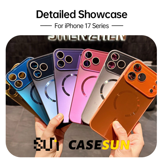 CASESUN Premium AG Matte Magnetic Case for iPhone 17/16/15 Series