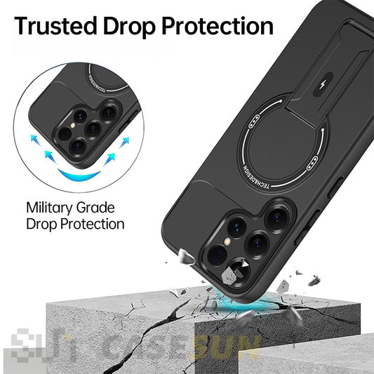 CASESUN Armor Grip Kickstand Case For Samsung S26/25/S24 Series