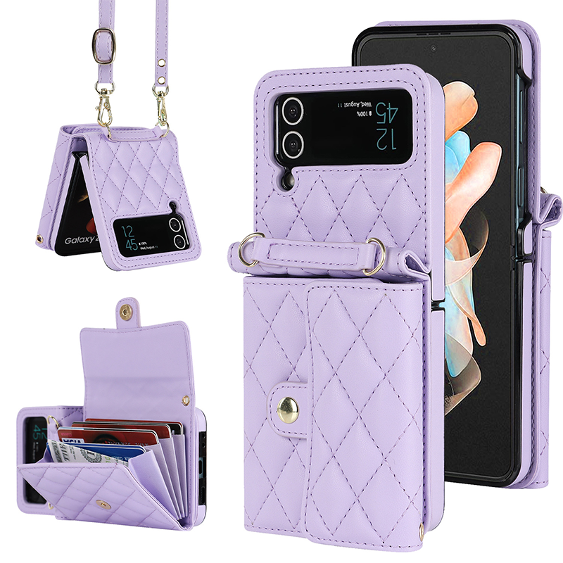 CaseSun Premium RFID Wallet Case For Samsung Z Flip7/Flip6