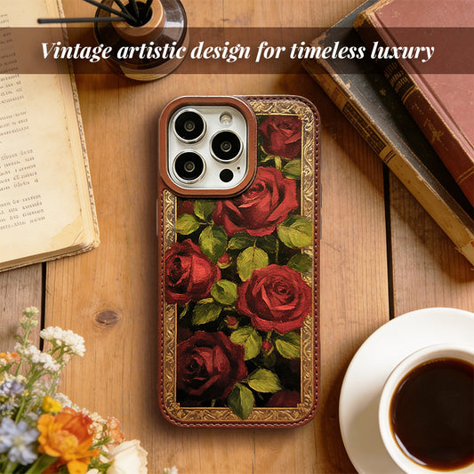 CASESUN Vintage Rose Art Case  For iPhone 17/16/15 Series