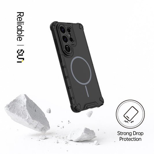 CASESUN Four-Corner Shock-Resistant Magnetic Case for Samsung S26 Ultra