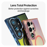 CaseSun-Colorful Magnetic Case With Lanyard For Samsung S25 Series