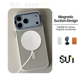 CaseSun-MagSafe Honeycomb Cooling Case for iPhone 17/16/15/14 Series