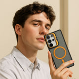 CaseSun-Magnetic Camera Ring Stand Case for Samsung S25/S24/S23 Series