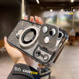 CASESUN Dual-Layer Invisible Frame Glitter-Plated Case For iPhone 17 Series