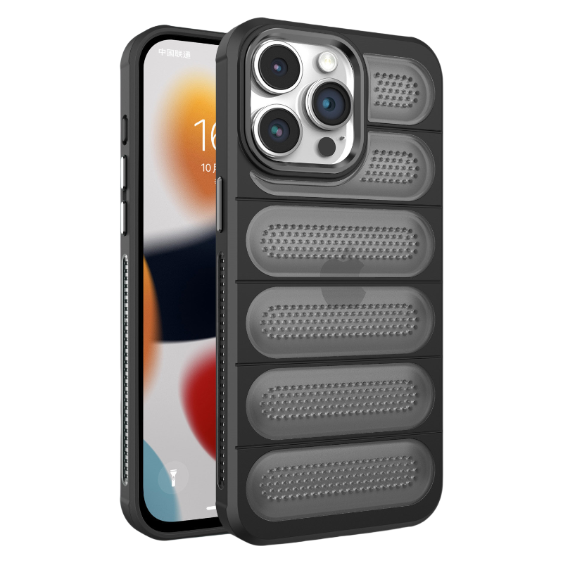CaseSun-Ice Silk Armor Heat Dissipation Magnetic Case For iPhone 16 Pro Max