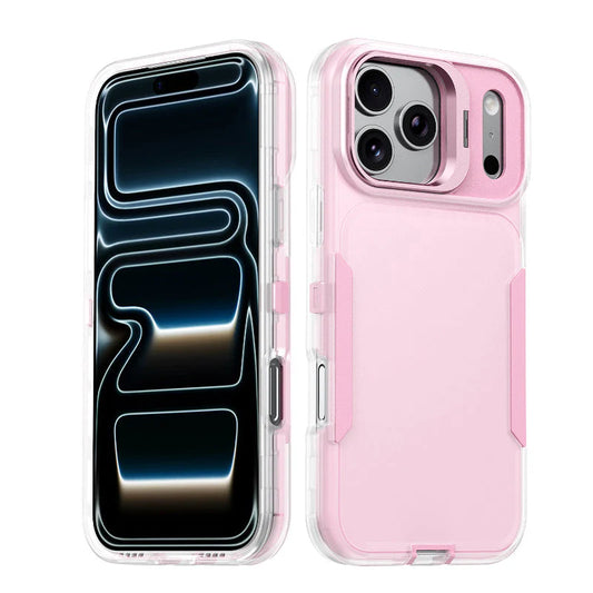 CASESUN 2-in-1 Anti-Drop Phone Case with Lens Stand for iPhone Series