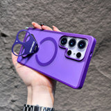 CaseSun-Tri-Ring Magnetic Stand Case For Samsung S25 Ultra