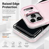 CASESUN 2-in-1 Anti-Drop Phone Case with Lens Stand for iPhone Series