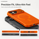 CASESUN Magnetic Cooling Case with Metal Camera Stand