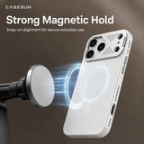 CASESUN Magnetic Cooling Case with Metal Camera Stand