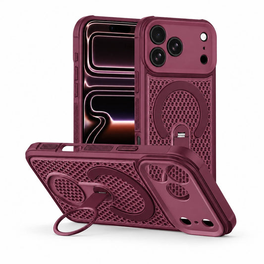 iPhone 18 Pro Max honeycomb magnetic stand case