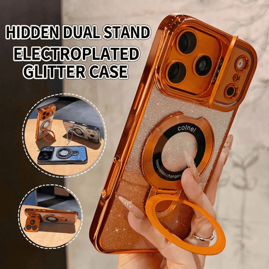 CASESUN Dual-Layer Invisible Frame Glitter-Plated Case For iPhone 17 Series