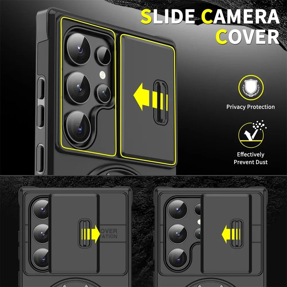 Premium Armor Kickstand Case for Samsung S25 Ultra| CASESUN®