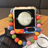 CASESUN Oil Painting Heart Case for  Samsung Galaxy Z Flip 6/5/4/3