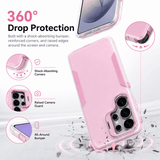 CASESUN 2-in-1 Anti-Drop Phone Case with Lens Stand for Samsung S26 Series