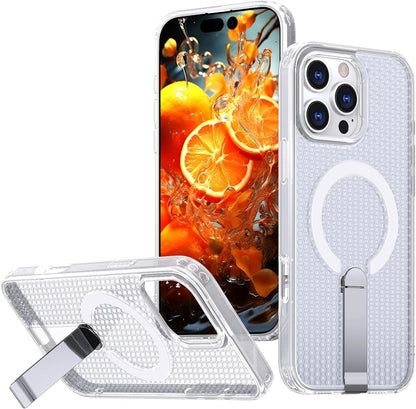 Magnetic Breathable For iPhone Case With Kickstand| CASESUN®