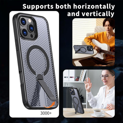 Magnetic Breathable For iPhone Case With Kickstand| CASESUN®