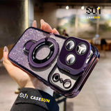 CASESUN Dual-Layer Invisible Frame Glitter-Plated Case For iPhone 17 Series