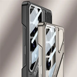 Magnetic Leather Kickstand Case for Samsung Galaxy S25 Ultra
