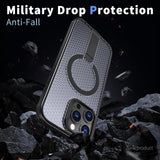 Magnetic Breathable For iPhone Case With Kickstand