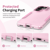 CASESUN 2-in-1 Anti-Drop Phone Case with Lens Stand for Samsung S26 Series