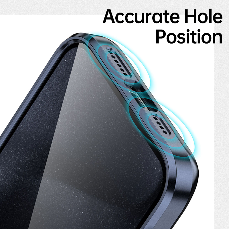 Dustproof speaker protection iPhone 17 Pro Max MagSafe Case – accurate hole position.