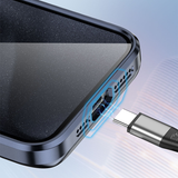 Precise cutouts iPhone 17 Pro Max Case – enlarged charging port for easy cable access.