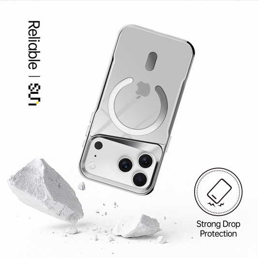 iPhone 17 Pro Max Case with airbag corners – strong drop protection design.