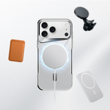 iPhone 17 Pro Max MagSafe Case compatible with wireless chargers and accessories.