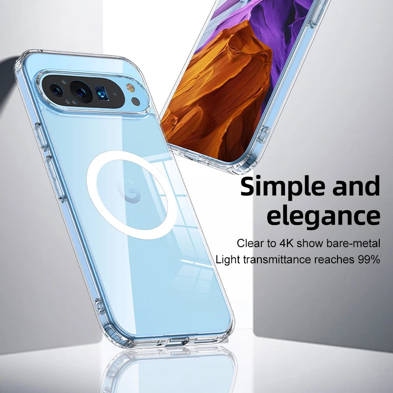 Magnetic Non-Yellowing Case For Google Pixel series| CASESUN®