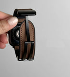 CASESUN Genuine Leather Ultra Magnetic Band For iwatch Series 11/10/9/8