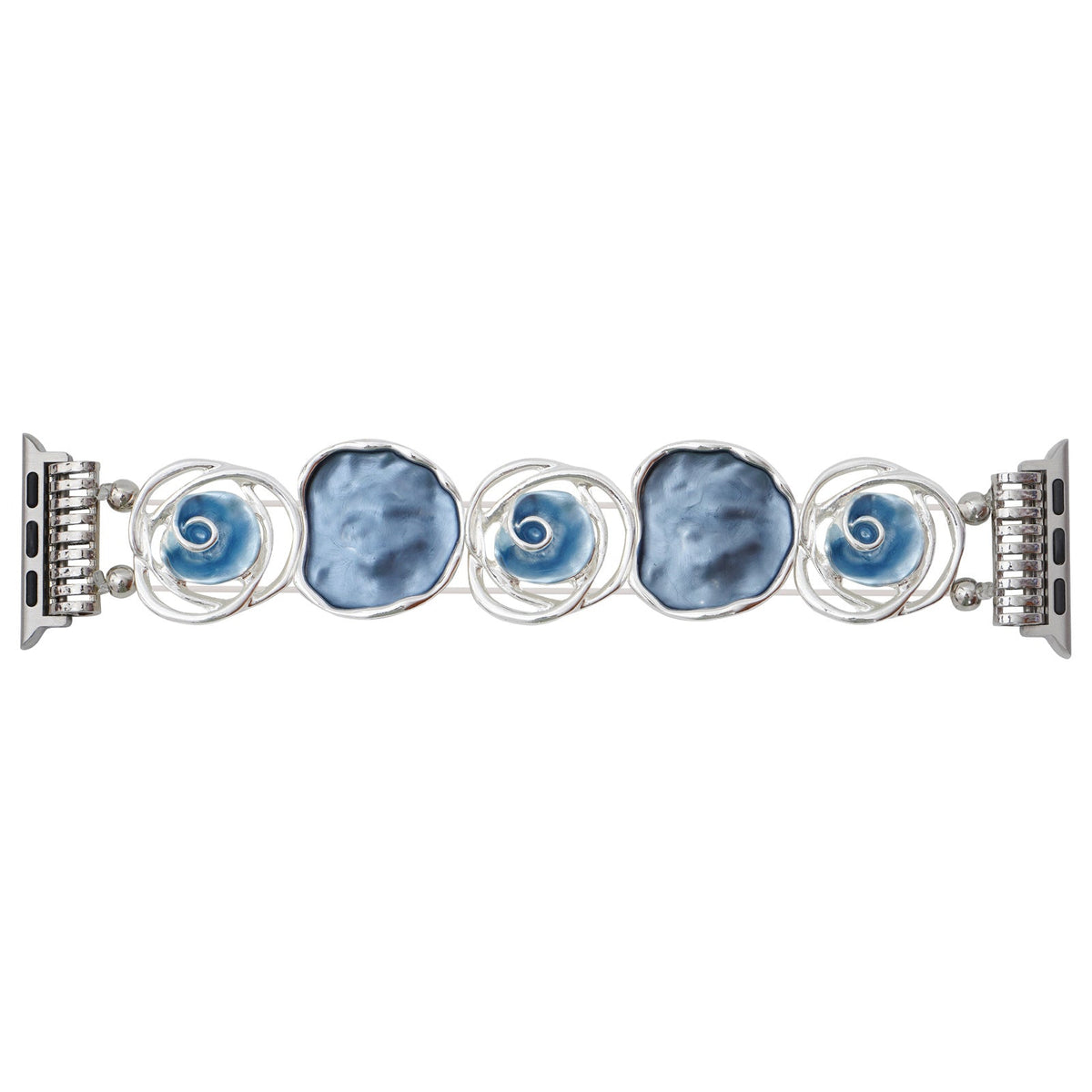 Elegant Rose Apple Watch Band – Jewelry-Inspired Bracelet for Women