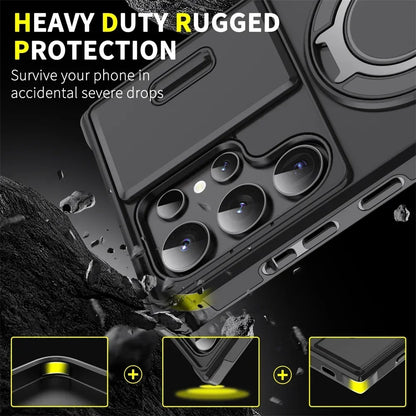 Premium Armor Kickstand Case for Samsung S25 Ultra| CASESUN®
